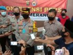 Kapolres Merangin AKBP M Lutfi SIK saat memberikan keterangan pers (ist)