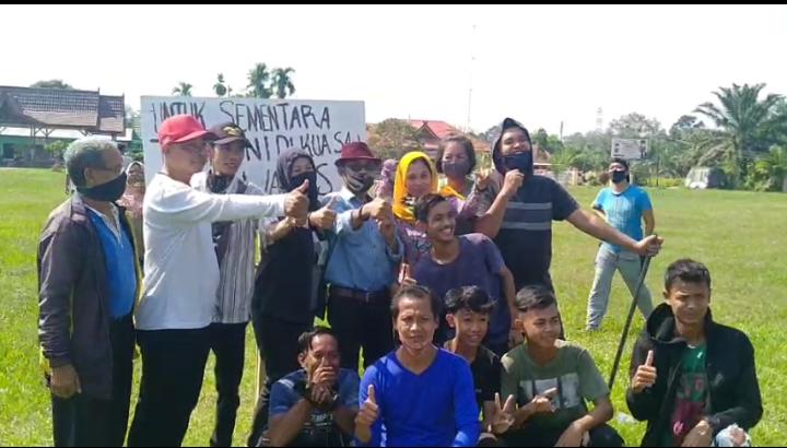 Para ahli waris Amin Bin Atuk kompak melakukan penguasaan atas lapangan aksodano.