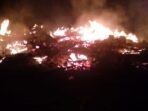Foto rumah yang terbakar di Desa Matra Manunggal, Bahar Utara.