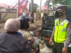 Razia operasi patuh hari ke-12 di depan Mapolres Muaro Jambi.(foto:Raden Hasan Efendi)