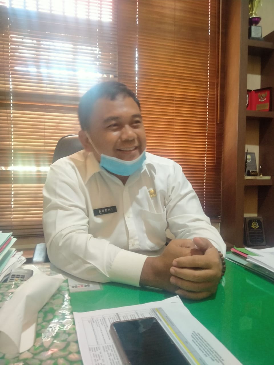 Kepala Inspektorat Muaro Jambi, Budhi Hartono.(Foto:Jambipers.com)