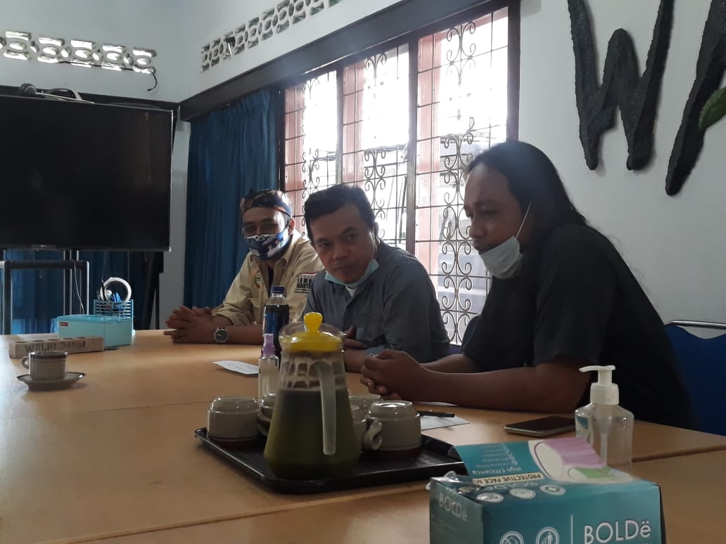 Al Haris silaturahmi ke Sekretariat Walhi Jambi