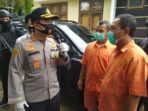 Kapolres Muaro Jambi, AKBP Ardiyanto, Sik memberikan keterangan pers terkait penangkapan penggangkutan BBM Ilegal