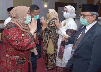 Bupati  Masnah Hadiri Pengukuhan Kepala Perwakilan BPKP Provinsi Jambi