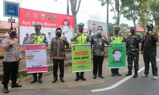 Wabub BBS Kampenye Penggunaan Masker