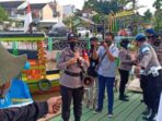Personel Satgas Aman Nusa II Polda Jambi saat turun melakukan penyuluhan di Taman Rekreasi Danau Sipin.(ist)