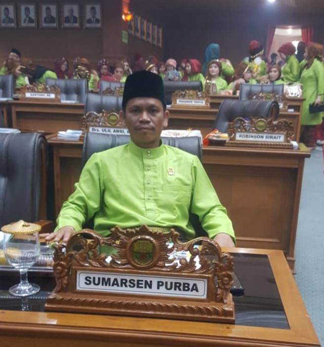 ketua Fraksi PDI Perjuangan DPRD Muaro Jambi, Sumarsen Purba.