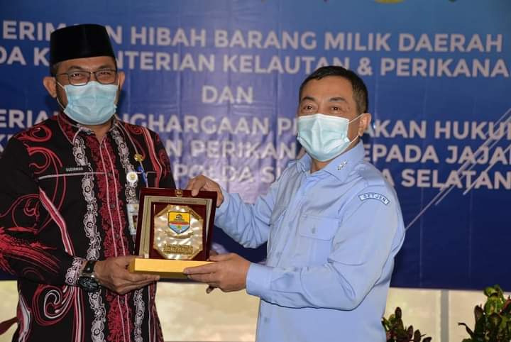 Proses acara serah terima hibah barang milik daerah di swiss bell hotel Kota Jambi