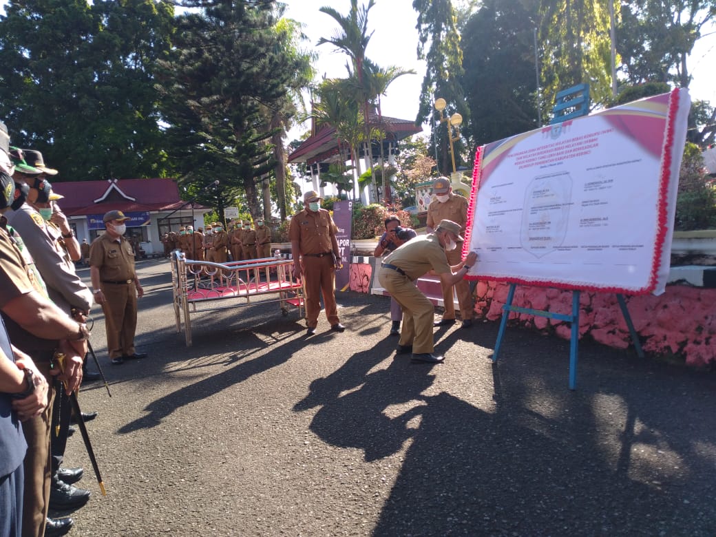 Pemkab Kerinci lakukan penandatanganan dokumen pencanangan pembangunan zona integritas.