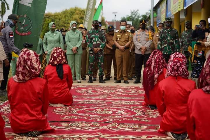 pembukaan TMMD ke 110 di Desa Sungai Terap