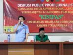 Prodi Jurnalistik Islam Fakultas Dakwah UIN Sulthan Thaha Saifuddin Jambi menggelar diskusi publik di Kampus I Telanaipura