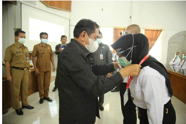 Acara pembukaan Latsar CPNS formasi umum Pemkot Sungai Penuh.