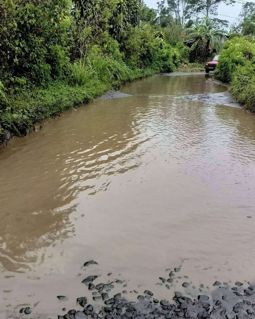 Kondisi akses jalan Situri-turi menuju Seribudolok.