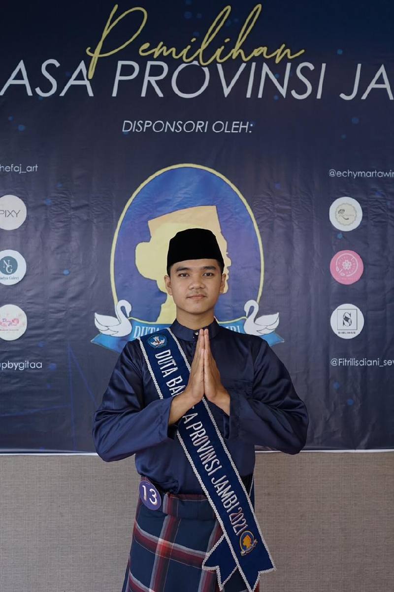 Muhammad Zikril Pratama Terpilih Sebagai Duta Bahasa Jambi 2021