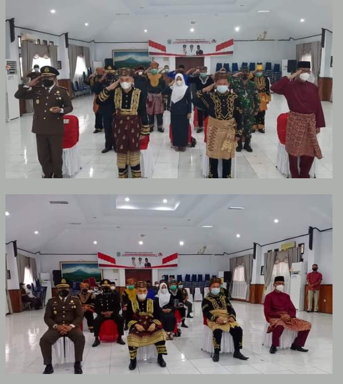 Pemkab Kerinci saat merayakan peringatan hari lahir Pancasila.