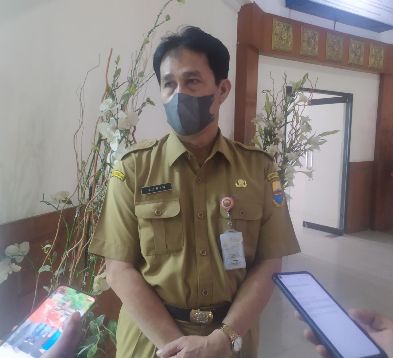 Penjabat (Pj) Sekretaris Daerah Pemkab Muaro Jambi Azrin.(Foto:Raden Hasan Efendi/Jambipers.com).