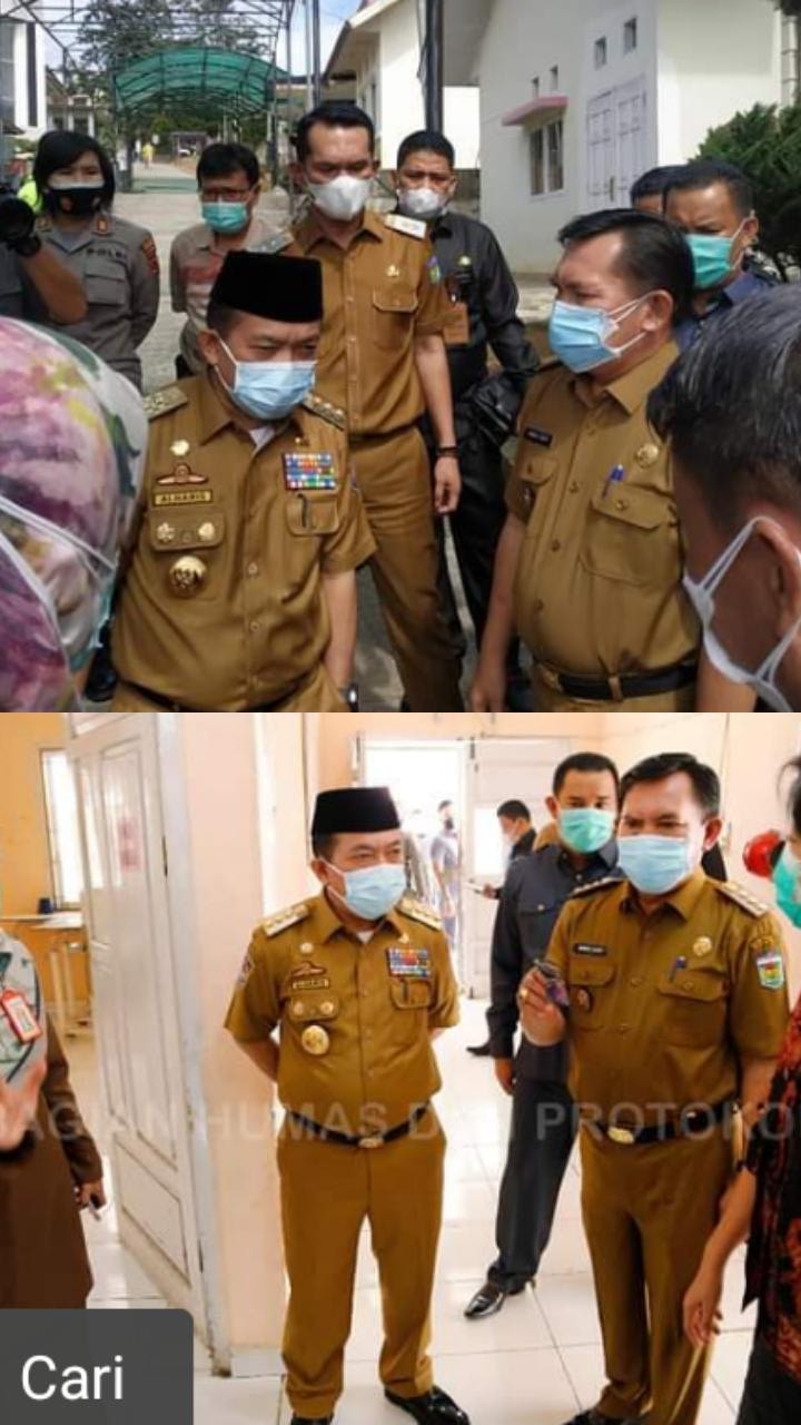 Wali Kota Ahmadi Zubir Bersama Gubernur Jambi Tinjau Faskes RS Rujukan Covid-19