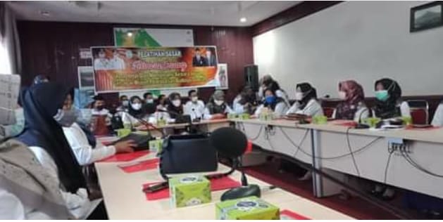 foto pelaksanaan pelatihan dasar aksara incung