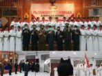 Acara pengukuhkan 30 anggota Paskibraka Kabupaten Kerinci Tahun 2021.(Foto:Dikin/Jambipers.com)