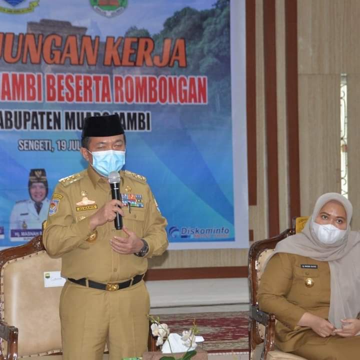 Kunker Gubernur Jambi ke Muaro Jambi.
