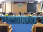 Wako Ahmadi pimpin rapat koordinasi dan evaluasi Satgas Covid-19 Kota Sungai Penuh.