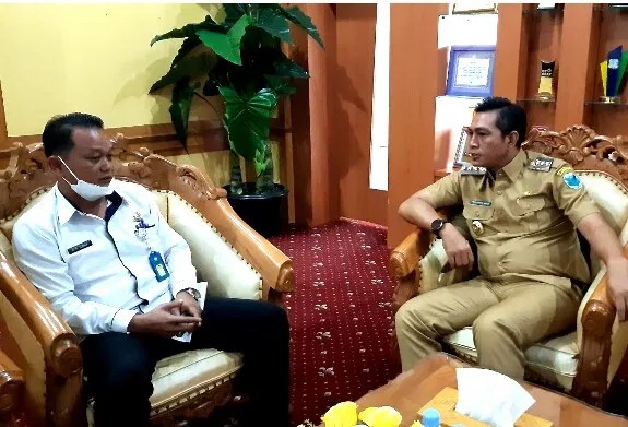 Bupati M.Fadhil Arief saat menerima Kunker BMKG Provinsi Jambi.