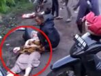Foto kecelakaan di Jalan Jambi - Talang Duku, tepatnya di Rt. 17 Desa Muaro Kumpeh, Kecamatan Kumpeh Ulu, Kabupaten Muaro Jambi.