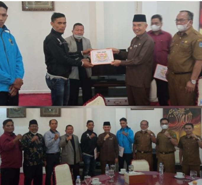 Bupati Adirozal Lepas Atlet Kerinci ke PON XX Papua.