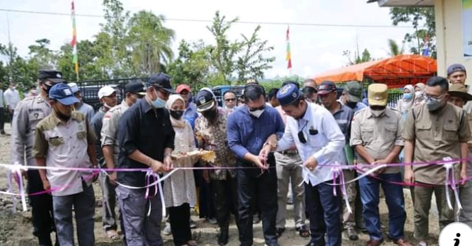 Peresmian Pasar Ternak Sungai Sirah Desa Koto Dua, Kecamatan Pesisir Bukit, Kota Sungai Penuh.