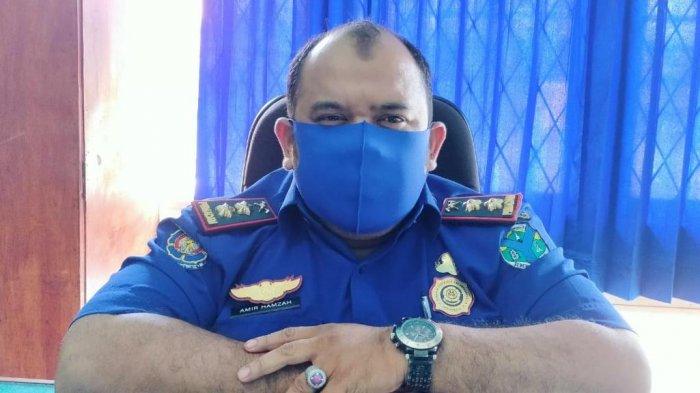 Kepala Bidang Penanggulangan Kebakaran Dinas Pemadam Kebakaran dan Penyelamatan Kabupaten Batanghari, Amir Hamzah