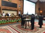Paripurna pelantikan anggota DPRD Muaro Jambi Pengganti Antar Waktu (PAW).