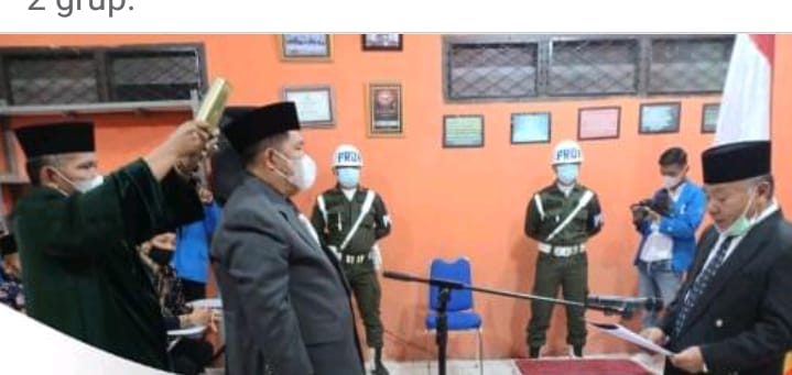 Pelantikan Eliyusnadi, S.Kom., M.Si sebagai Ketua Sekolah Tinggi Ilmu Administrasi Nusantara (STIA Nusa).