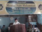 Gubernur Jambi Dr. H. Al Haris, saat mengikuti peringatan Maulid Nabi Muhammad SAW di Desa Merbau, Kecamatan Mendahara.