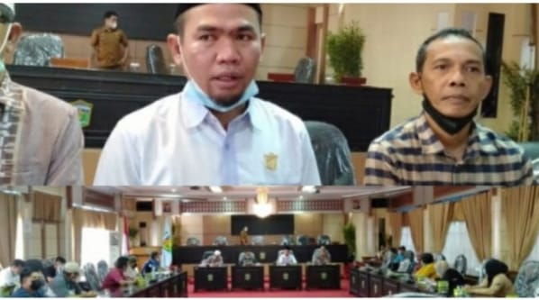 DPRD Sungai Penuh audensi dengan pedagang MKS.