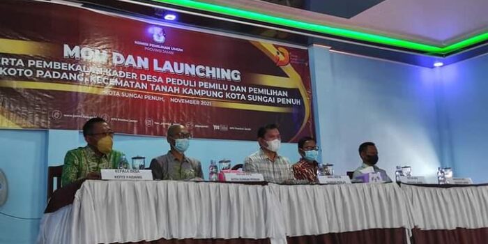 Kegiatan Pembekalan Kader Desa Peduli Pemilu dan Pemilihan (DP3).