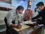 penandatangan perjanjian kerja sama antara Pemerintah Kota Sungai Penuh dengan KPU Provinsi Jambi/Kota Sungai Penuh tentang Penyelenggaraan Desa Peduli Pemilu dan Pemilihan