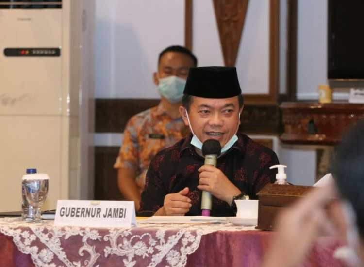 Rapat pembahasan progres Pelabuhan Ujung Jabung dan Kemingking Eco Park.