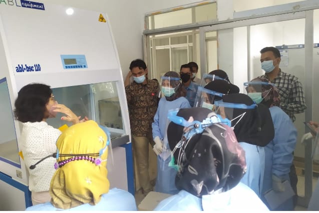 Dinkes Sungai Penuh adakan pelatihan pemeriksaan Polymerase Chain Reaction (PCR) Covid-19.