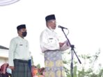Wakil Gubernur Jambi, Drs.H.Abdullah Sani,M.Pd.I, pimpin upacara Peringatan Hari Ulang Tahun (HUT) ke 65 Provinsi Jambi Tahun 2022.