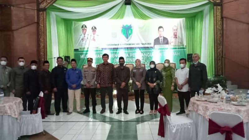 kegiatan Musrenbang Rencana Kerja Pemerintah Daerah (RKPD) Kabupaten Batanghari Tahun Anggaran 2023