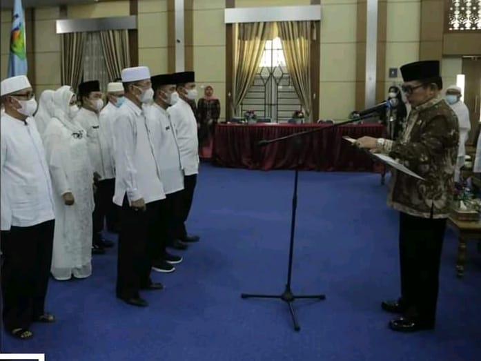 Pelantikan dan pengukuhan pengurus Ikatan Persaudaraan Haji Indonesia (IPHI) Kota Sungai Penuh Periode 2022-2026.
