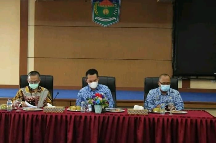 Acara pertemuan Pemkot Sungai Penuh dengan BPK-RI perwakilan Jambi.