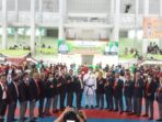 karate Acara pembukaan kejuaraan karate Open Batanghari Cup 2022.