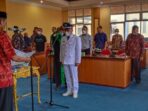 Sekretaris Daerah (Sekda) M.Azan melantik Saiful Anwar menjadi Penjabat Kepala Desa (Pj Kades) Matagual
