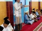 Wakil Wali Kota Sungai Penuh, Alvia Santoni melaksanakan Safari Ramadhan di Masjid Agung Pondok Tinggi.