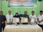 Penandatanganan kesepakatan bersama (MoU) Pengadaan Barang/Jasa antara Pemkot dan Kejari Sungai Penuh.(Foto:Dikin/Jambipers.com).