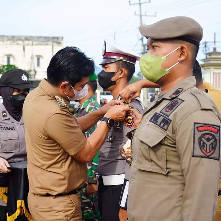 Kegiatan Apel Operasi Ketupat 2022 di Mapolres Batanghari.