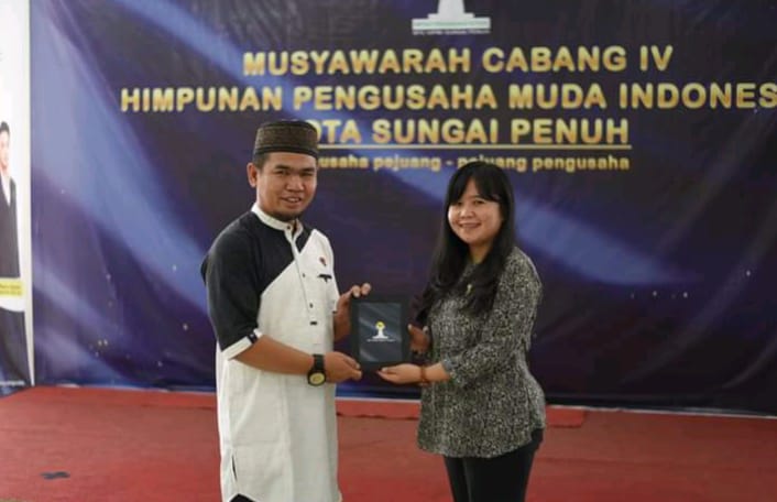 Muscab Himpunan Pengusaha Muda Indonesia (HIPMI), di Aula Lamanda Resto,