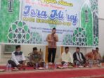 Peringatan Hari Besar Islam Isra MiKraj Tahun 1443 H/2022 M di Desa Mekar Sari Makmur.