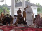 Acara tabligh akbar sekaligus peringatan Isra Mikraj Nabi Muhammad SAW 1443 di Pendopo Kantor Bupati Muaro Jambi.